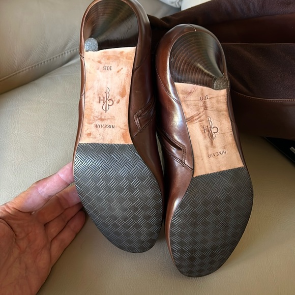 Women’s Cole Haan Nike air jalissa knee high boots in size 10 B in Chestnut - Picture 5 of 10